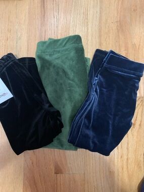 NWT Jcrew Girls Velour Pants